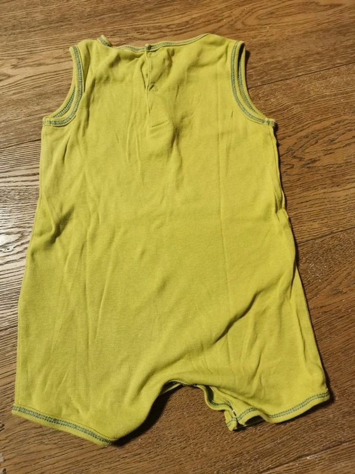 Combi short verbaudet 12 mois vert - photo numéro 3