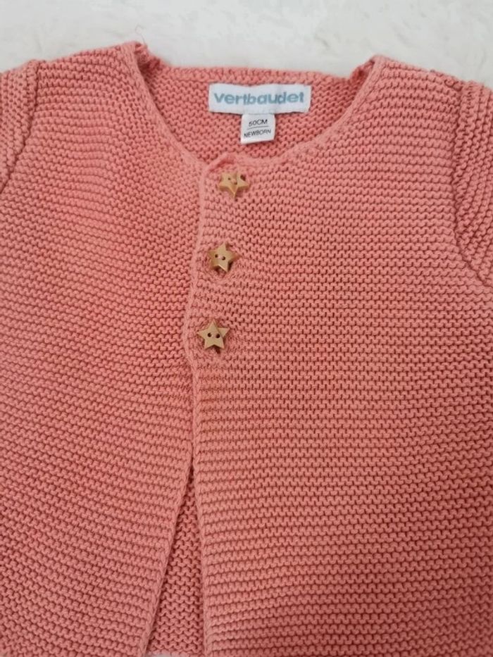 Ensemble Gilet maille et Legging Vertbaudet - photo numéro 3