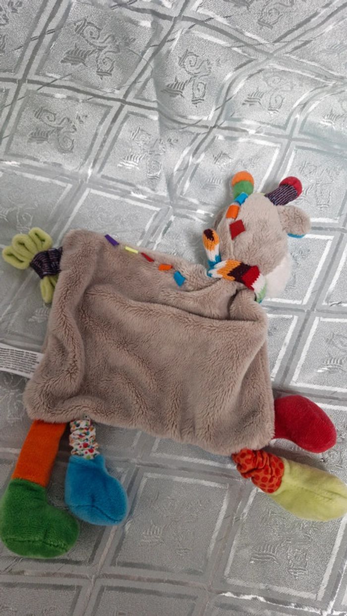 Doudou plat  girafe simba - photo numéro 4