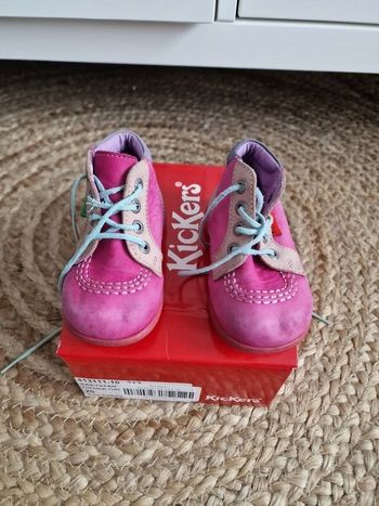Chaussures premiers pas fille kickers