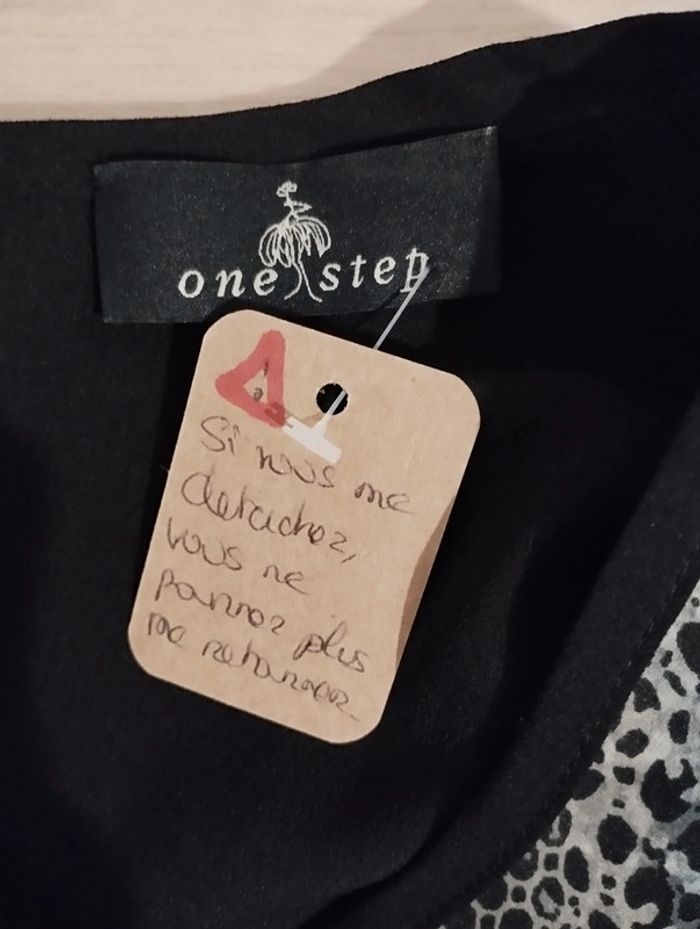 Robe One step🐍 satinée taille 38 - photo numéro 9