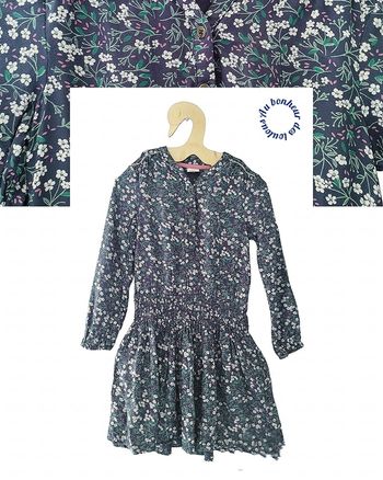 8 ans robe tape a l'oeil