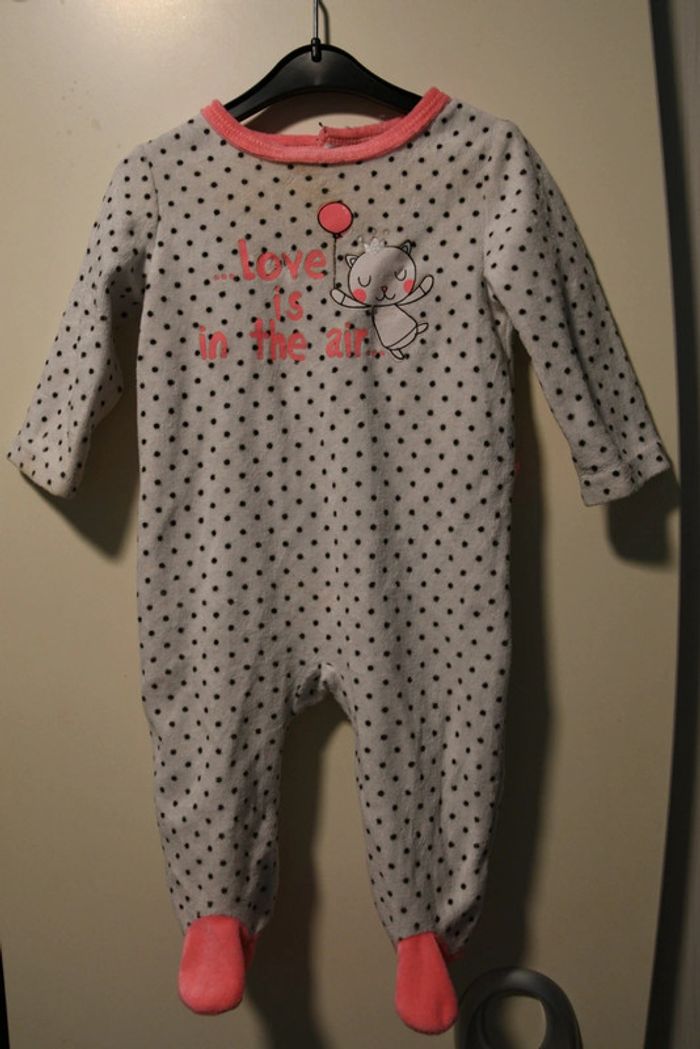 Pyjama velours 6 mois