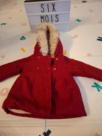 Manteau chaud obaïbi fille 6 mois