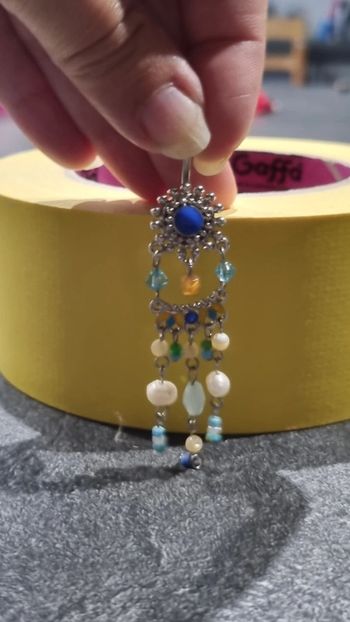 Piercing chainette perles