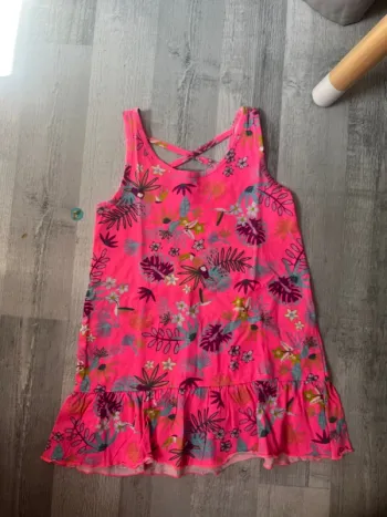 Robe d’été rose 5 ans