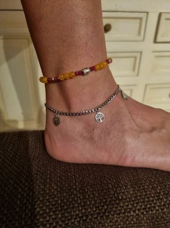 Bracelet de cheville en acier inoxydable