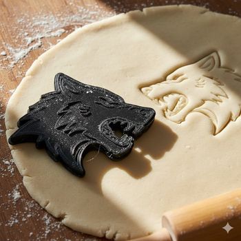 Emporte-pièce loup pour biscuits et pâtisseries créatives - 8 cm