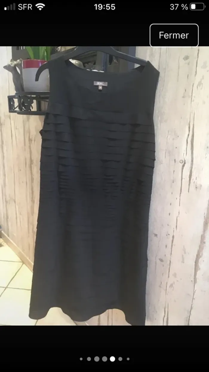 Superbe robe noire en 42 de la boutique Grain de Malice en excellent état proche du neuf - photo numéro 6