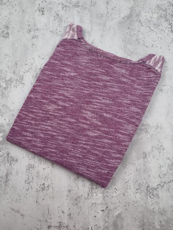 Pull col rond Champion mauve, XL femme