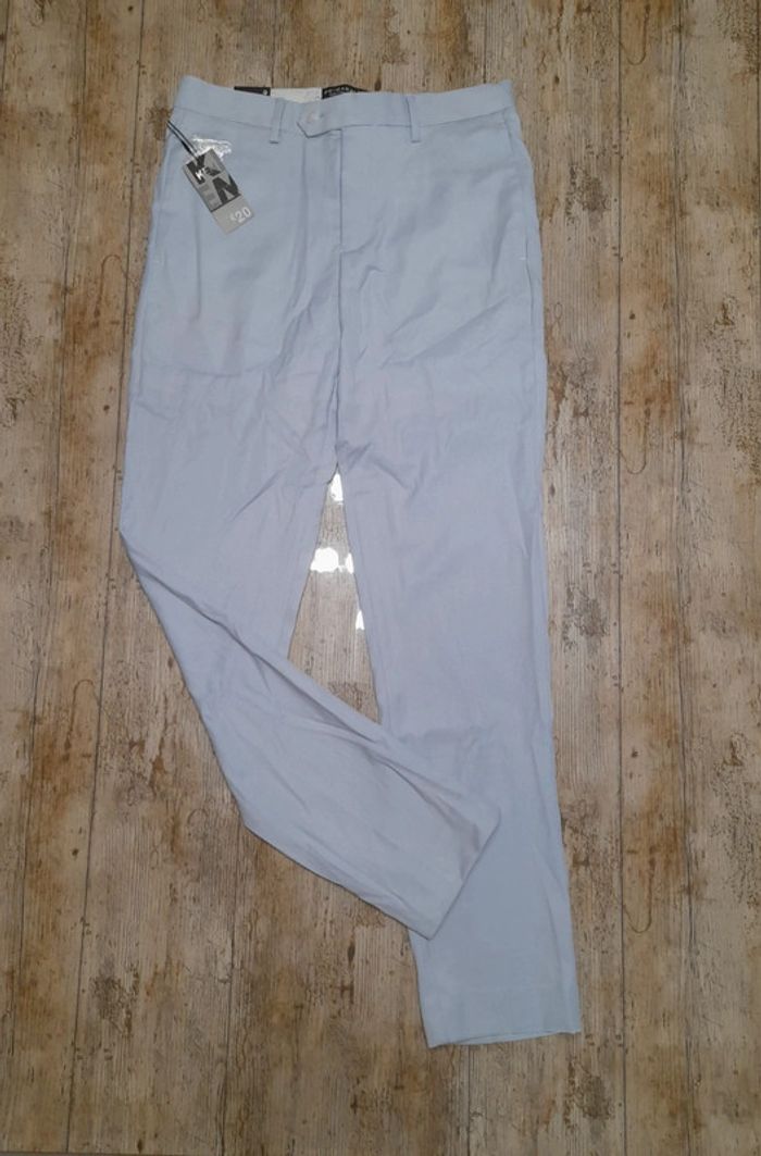 Magnifique pantalon de ville chino habillé slim fit Taille 38 neuf étiqueté - photo numéro 2