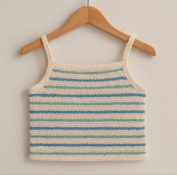 Haut crochet rayé fille kiabi taille 6 ans