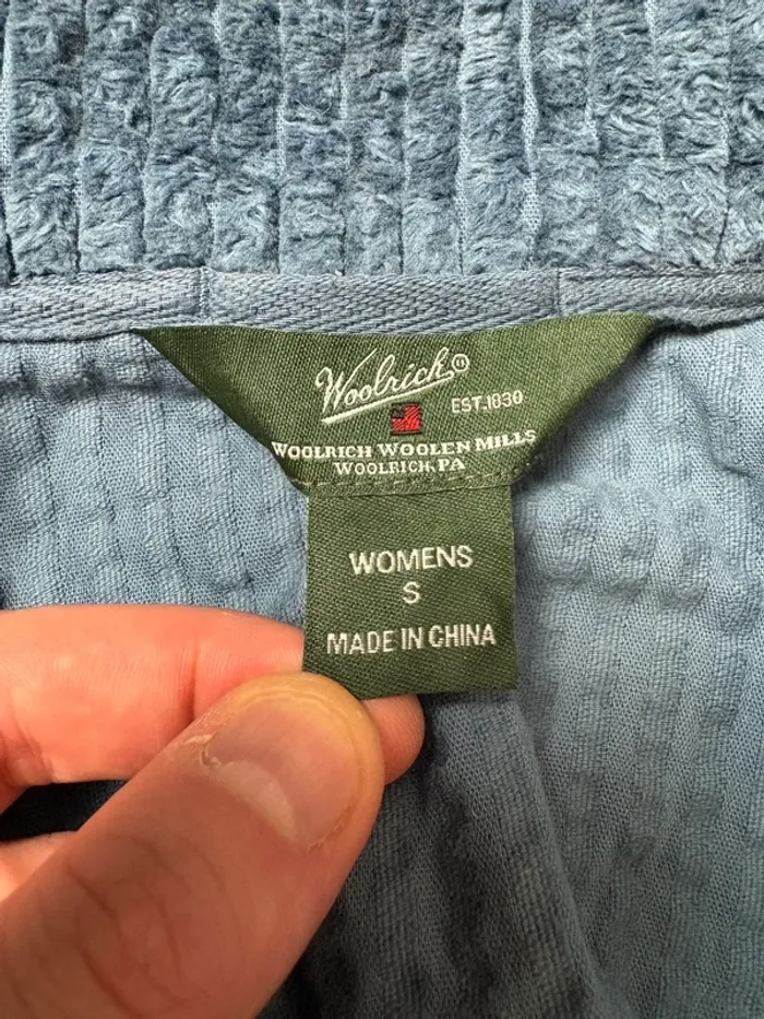 Veste polaire sans manches Woolrich | Bleu | Taille 36 - photo numéro 3