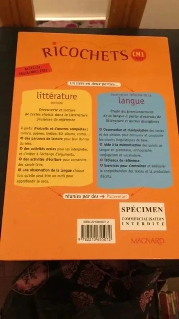 Livre pour parents et enseignants français et écriture CM1 - photo numéro 2
