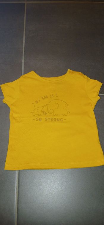T-shirt kiabi orange
