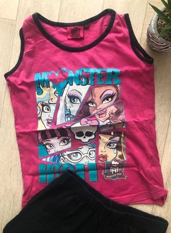 Pyjama noir fushia fille Monster High
