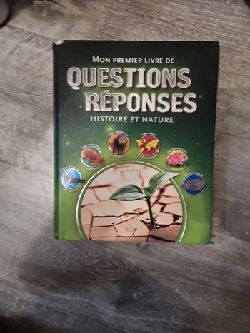 Livre mon premier questions réponses histoire et nature