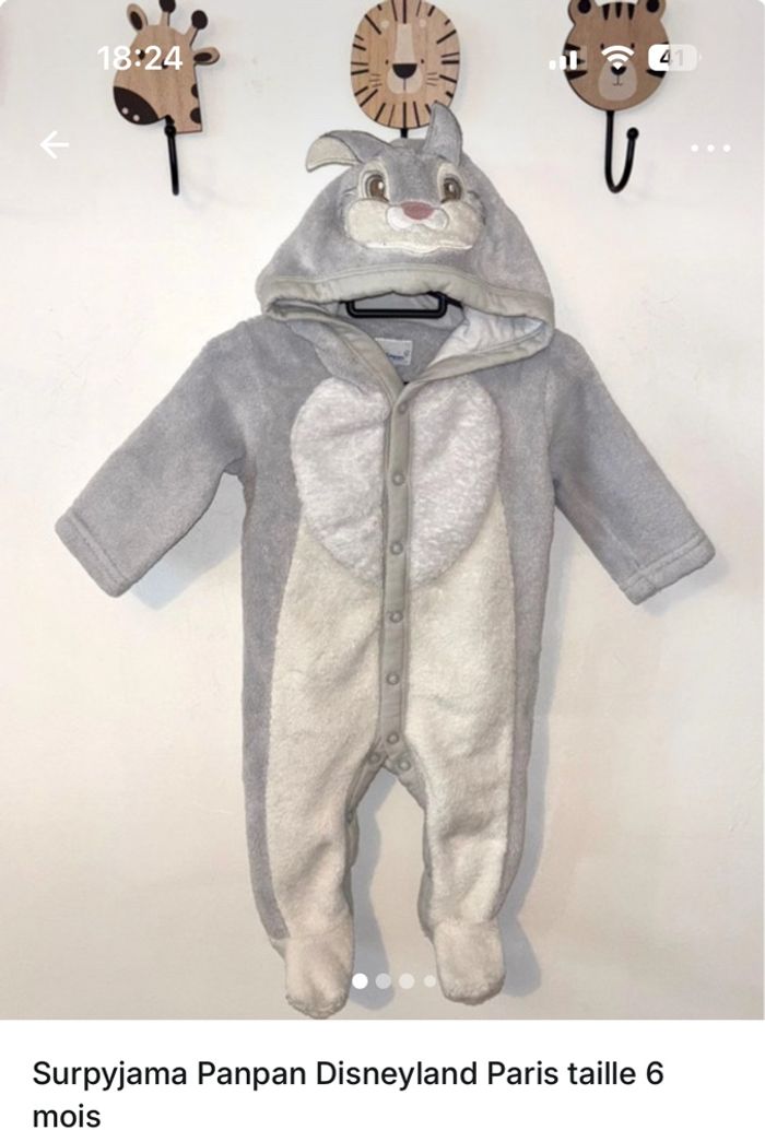 Lot  RÉSERVÉ vêtements bébé Panpan Dumbo - photo numéro 4