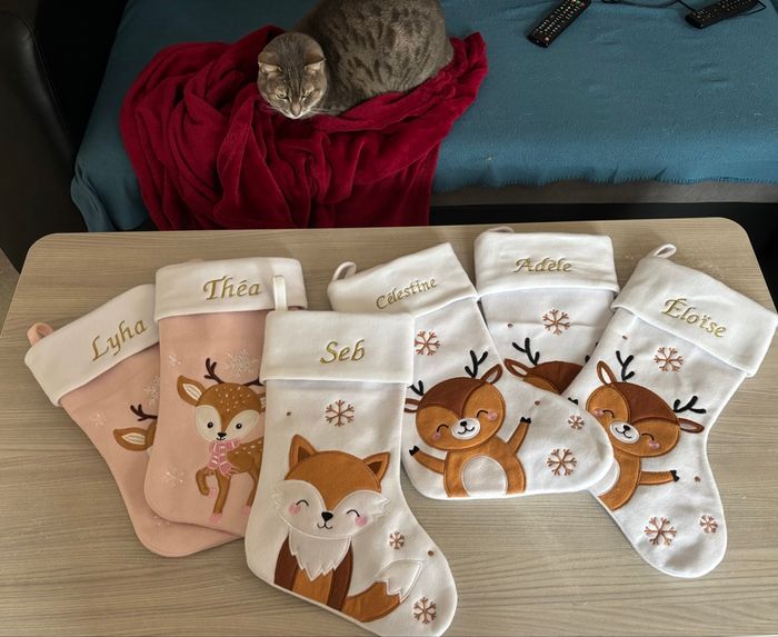 Jolie chaussette Noël personnalisée - photo numéro 3