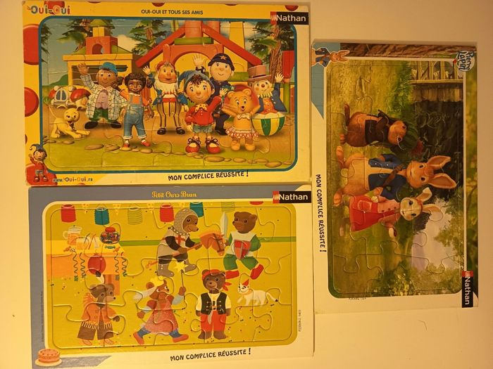 Lot de 3 puzzles mon complice réussite