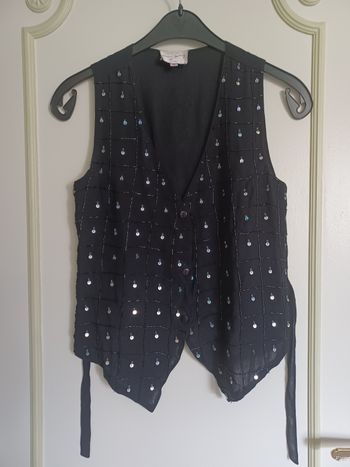Gilet sans manche noir Renée Derhy Taille S