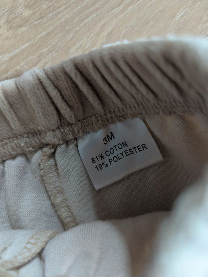 Short velours 3 mois - photo numéro 2