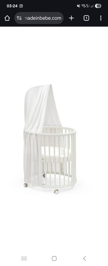 Stokke  Sleepy V3 vend flèche de lit, voile, tour de lit et matelas miniV3