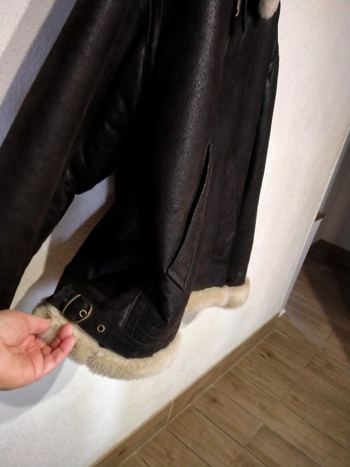 Blouson bombardier cuir - photo numéro 7