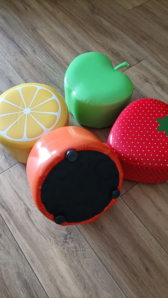 Poufs fruits enfants - photo numéro 3