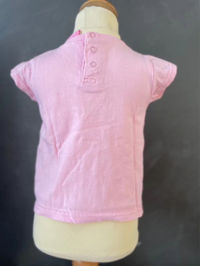 Tee shirt bébé rose fille - photo numéro 2