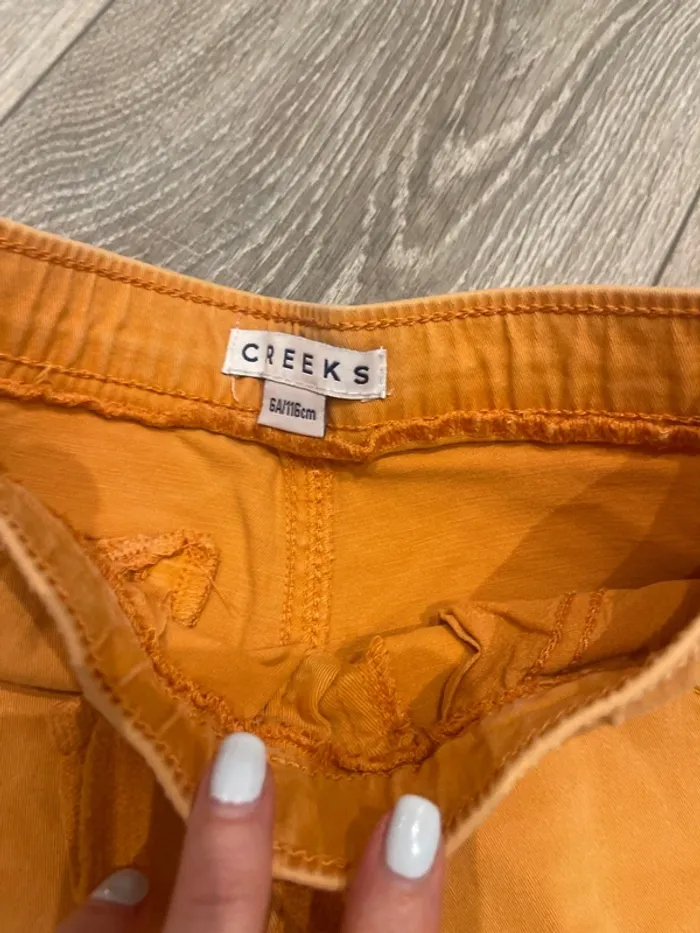 Short garçon Creeks orange 6 ans - photo numéro 2