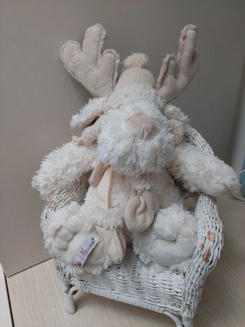 Louise Mansen - grande peluche cerf élan renne