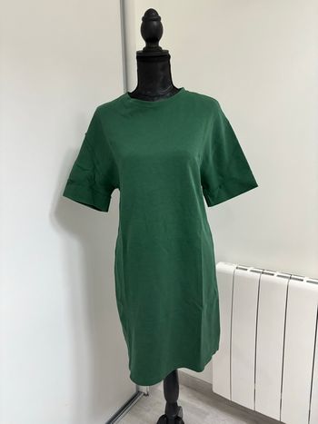 Robe t shirt Zara taille S verte