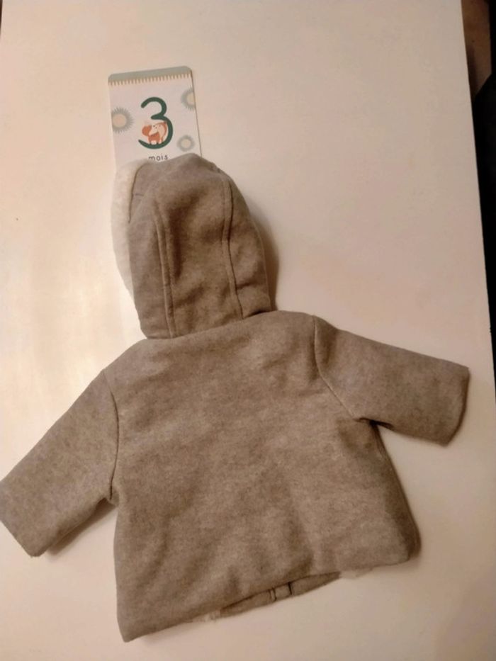 Manteau bébé chaud KIABI 3 mois - photo numéro 5