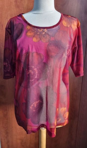 T-shirt  transparent à motif 42-44