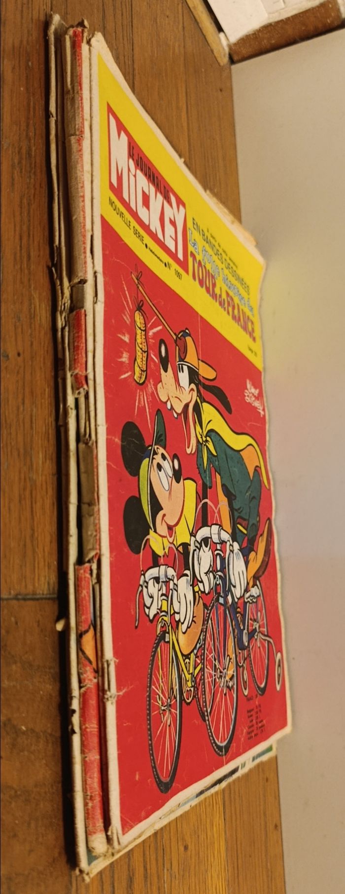 Lot 5 journaux de Mickey bd Tour de France série complète 1973 vintage - photo numéro 9