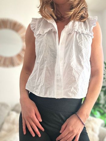 Petite chemise manche courte Miss Selfridge avec étiquette