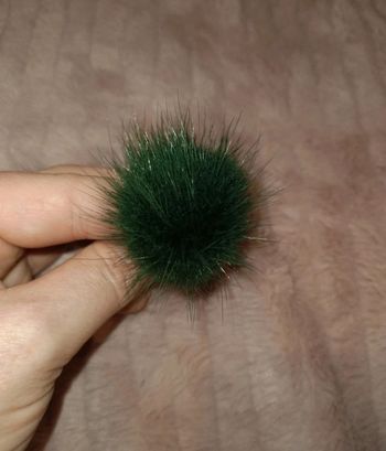 Bague ajustable avec Pompon