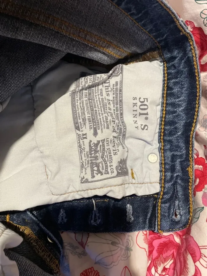 Jeans Levis 501 skinny - photo numéro 7
