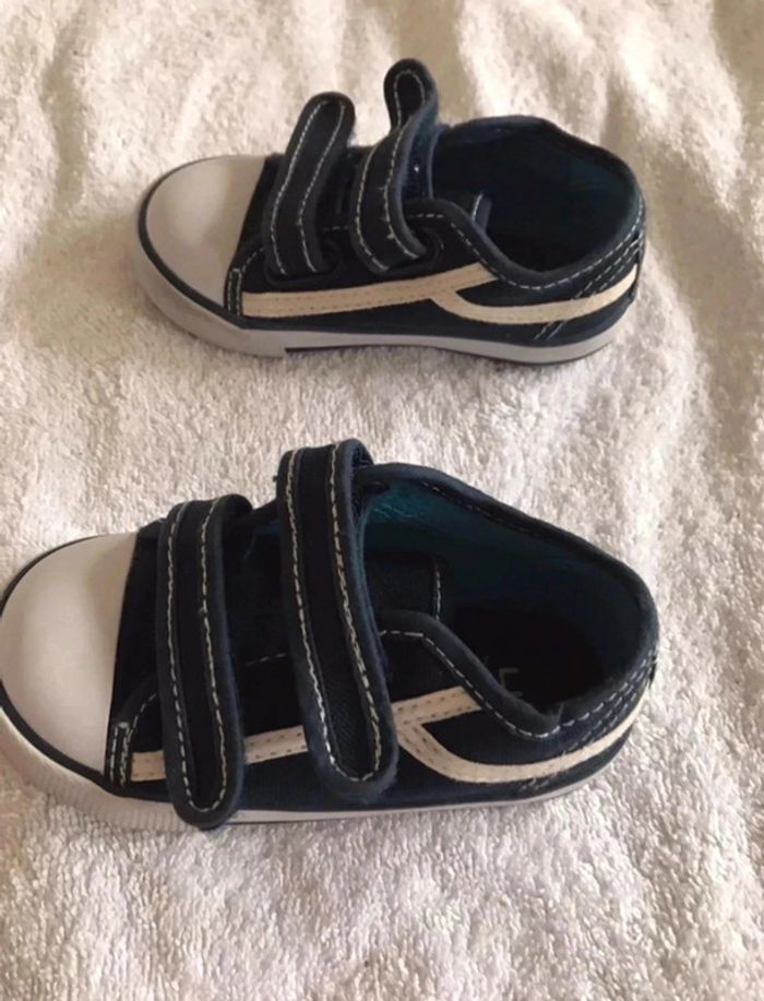 Basket toile à scratch 🌟 Taille 22 🌟 LH by la Halle - photo numéro 5