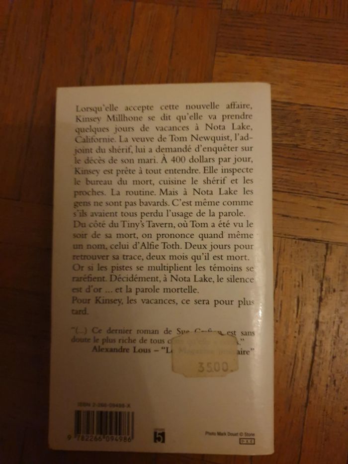 Polar top abécédaire crime sue grafton - photo numéro 2