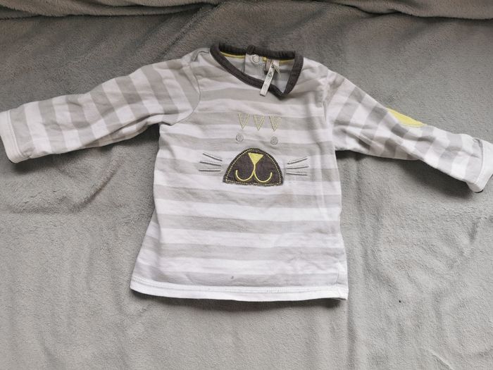 Pull rayé lapin orchestra bébé