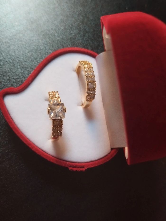 Ensemble de bague vintage femme avec coffret cadeau - photo numéro 4
