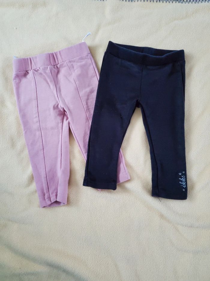 Lot 2 pantalons 12 mois