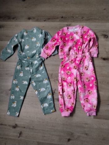 2 pyjamas fille 