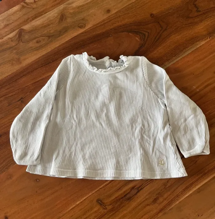 Pull fin côtelé Petit Bateau 24 mois