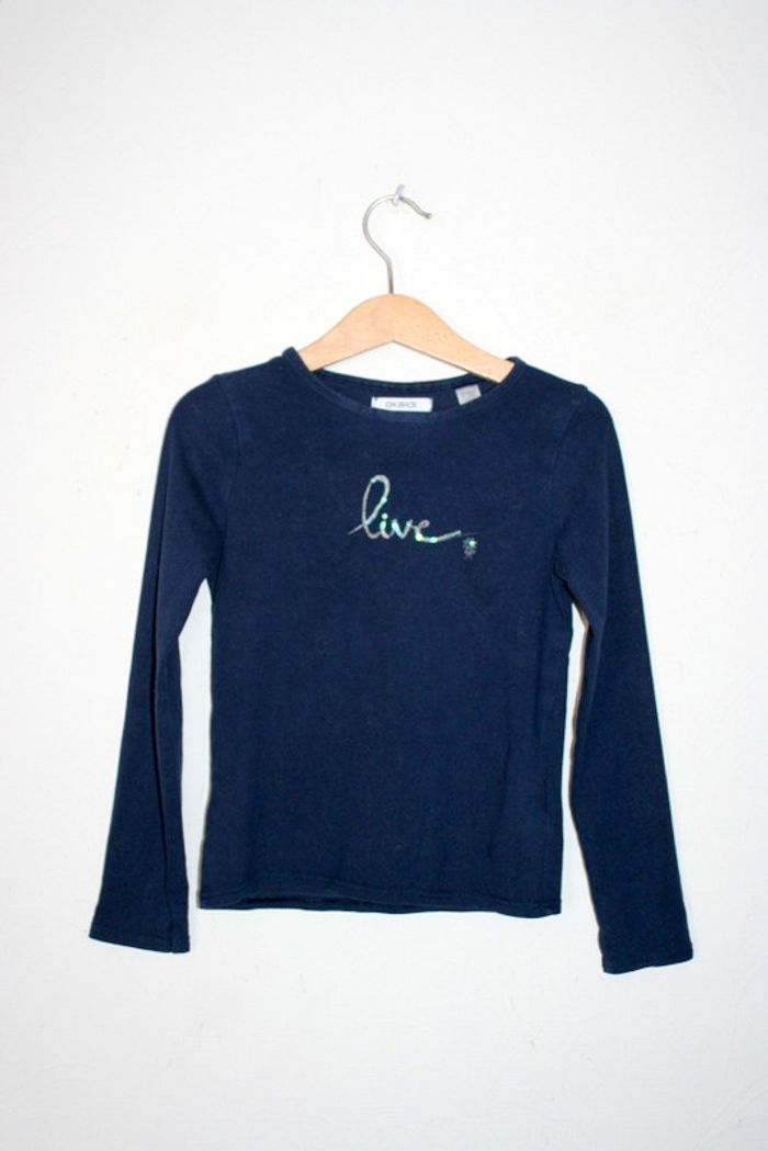 Tee-shirt bleu marine Okaidi 5 ans