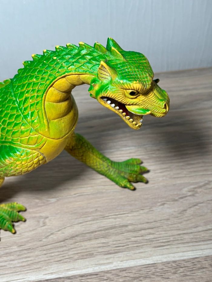 Monstre hydre vintage jouet figurine Conan le Barbare Dragon Toy Green/Yellow Delavennat Remco 1984 - photo numéro 4