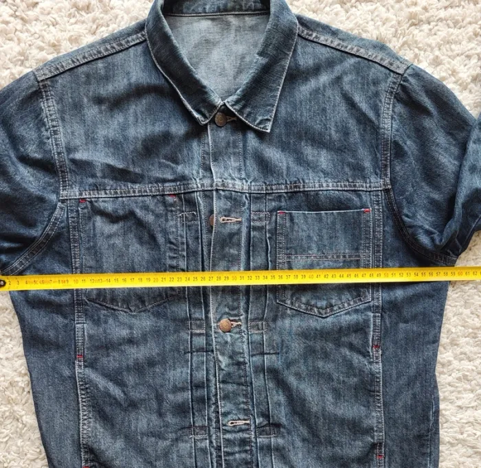 Veste en jean bleue foncée Dynam Taille 46 48 - photo numéro 11
