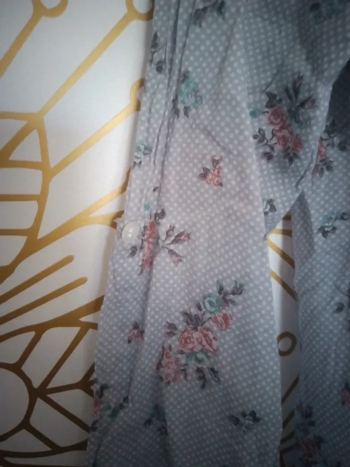 Tunique Chemise coton et fleur IKKS XS - photo numéro 4